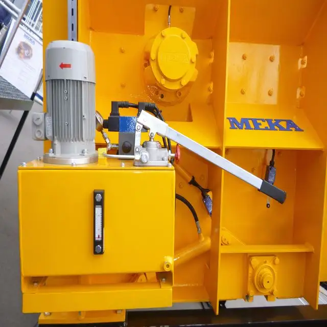 Meka marka MEKA ikiz şaft karıştırıcılar yüksek kapasite ve verimlilik