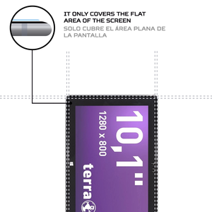 ฟิล์มกันรอยหน้าจอ ANTISHOCK สำหรับแท็บเล็ต Terra PAD 1085 Industry W10P เพิ่มความทนทานและการป้องกัน - Product Image 4