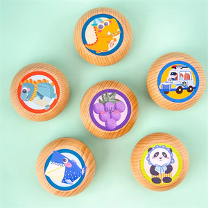 Haute qualité enfants enfants jouer doigt magique classique <span class=keywords><strong>Yoyo</strong></span> jouet Spin plein d'entrain en bois <span class=keywords><strong>Yoyo</strong></span> jouets pour cadeaux - Product Image 3