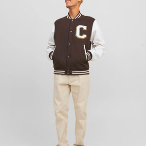 Veste de baseball en toile de qualité supérieure pour homme Tissu respirant à séchage rapide Lettrage personnalisé Décoration de poche Saison d'hiver - Product Image 3