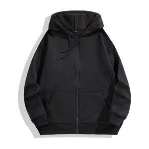 Sudadera con Capucha de Terciopelo con Cremallera para Invierno, Logotipo Personalizado, Bordado, Impresión, Imagen Personalizada, Empresa, DIY, 10 Colores, Alta Calidad, 100% - Product Image 5