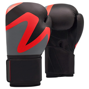 Gants de boxe d'entraînement personnalisés en cuir PU, gants professionnels de qualité supérieure, vente en gros OEM, gants durables de qualité professionnelle pour hommes et femmes - Product Image 2