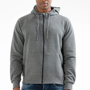 Sudaderas con capucha con cremallera de invierno para hombre personalizadas 100% algodón polar transpirable secado rápido ecológico diseño elegante fabricante OEM - Product Image 1