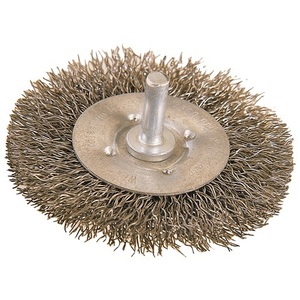<b>Power</b> Tool Accessories Osborn 100mm Round Steel Wire <b>Brush</b> 0.2mm Wire 12mm Bore 4500 RPM - Product Image 1