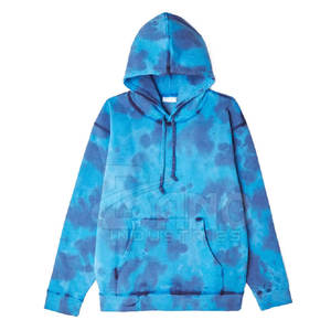 Wholesale Customized Breathable Tie Dye Hoodies Solid Color with Unique Print Pattern XS Size Latest Style <b>Fleece</b> Hooded <b>Jacket</b> - Product Image 1