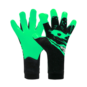Vente en gros de gants de gardien de but professionnels pour adultes vêtements de sport de couleur unie avec matériaux en caoutchouc latex de cuir pour les sports de plein air - Product Image 3