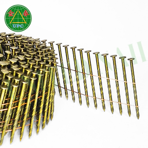 ตะปูม้วนเหล็กคาร์บอนพร้อมหัวตาหมากรุกแบบก้านเรียบสำหรับผลิตพาเลท - Product Image 1