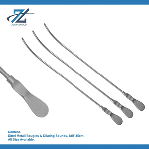 Dittel 35cm 22 Charr Stainless Steel Dilator Basic Surgical Instruments Bougies <b>Urethral</b> <b>Sounds</b> Dilating <b>Sounds</b> From Pakistan - Product Image 2