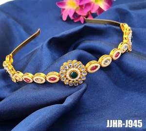 Banda de pelo moderna, joyería de moda para mujer, boda, fiesta, Festival, diseñador, hecho a mano, étnico, proveedor mayorista - Product Image 3