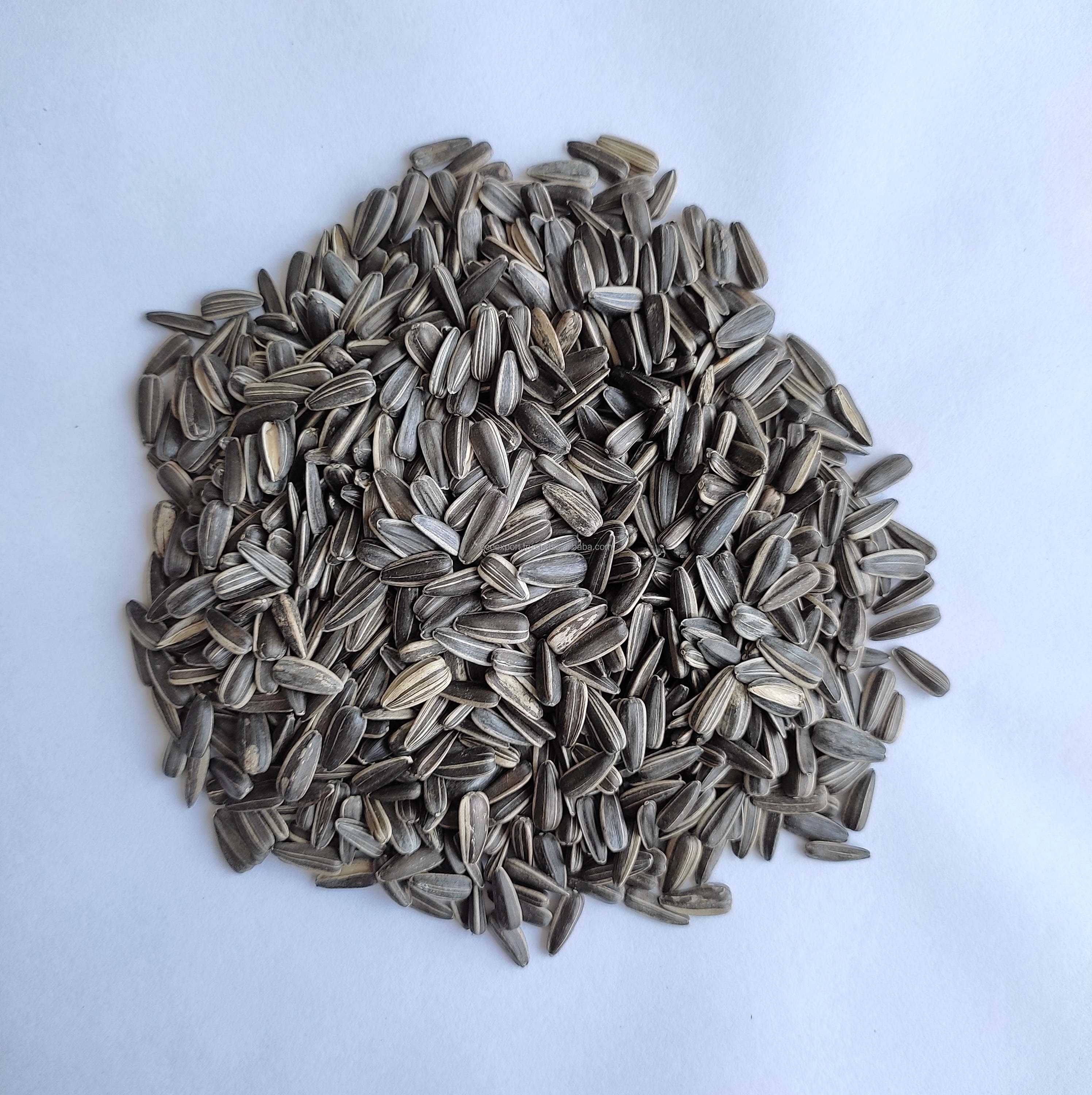 100% натуральный продукт ISO Сертификация качества семена подсолнечника для птиц черный с белой полосой индийский