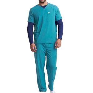 Service OEM Uniformes médicaux Scrubs pour hommes, ensembles d'uniformes d'infirmière, uniformes d'hôpital unisexes, costumes pour hommes pour l'hôpital - Product Image 1