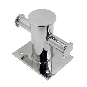 Pilón de amarre marino de alta resistencia, de acero inoxidable 316, con un solo punto de anclaje y abrazadera para sujeción de cuerda, con sujetadores - Product Image 4