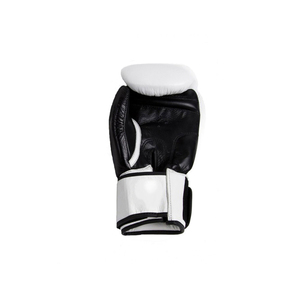 LYNX 6oz cuero blanco dedo completo adultos seguridad guantes de boxeo Karate Muay Thai MMA Sparring punzonado arte marcial hecho a medida - Product Image 3