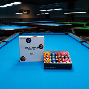 Bolas de Billar Diamond - Set de TV con Pantalla de 57.15mm para Pool Flip |   Edición de Partido de TV |   Hecho en Corea |   Resina Fenólica - Product Image 1