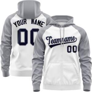 Sweats à capuche zippés personnalisés OEM pour jeunes adultes avec fermeture éclair complète et veste en molleton de coton à logo pour un usage quotidien - Product Image 1