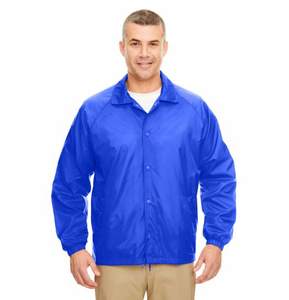 Respirant Hommes Ultra Léger Imperméable Pluie Coaching Veste Solide Blanc Extérieur Coaching Vestes - Product Image 2