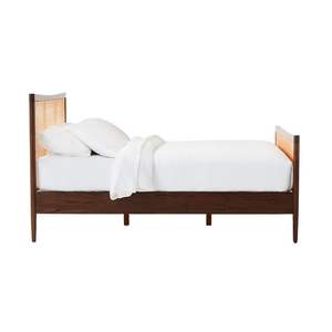 Cama Melia Premium madera teca moderno Color Natural minimalista indonesio muebles para Hotel Villa Homestay apartamento Resort - Product Image 4