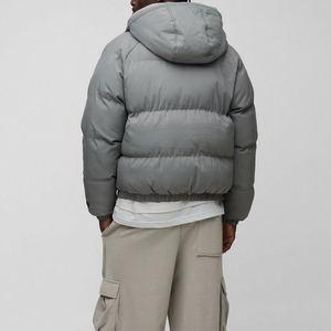 เสื้อกันลมแบบสั้นสำหรับผู้ชาย, เสื้อดาวน์แจ็คเก็ตระบายอากาศได้ดีเสื้อแจ็คเก็ตกลางแจ้งมีฮู้ดใส่สบายสำหรับฤดูหนาว2025 - Product Image 6