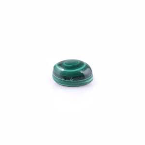 Pierre précieuse minérale en malachite verte polie de 11,01 carats, en forme de poire et de marquise, taille carrée de 10 mm, hauteur de 8 mm - Product Image 3