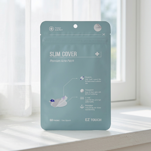 EZ Touch Slim Cover 12mm Patch anti-acné ultra-fin - Patch hydrocolloïde invisible ultra-mince - Fabriqué en Corée - Product Image 1