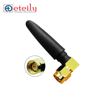 Antena interior robusta de pato de goma 3G 2.5dBi con conector SMA macho en ángulo recto dispositivo de comunicación de baja pérdida ETEILY Made India - Product Image 5