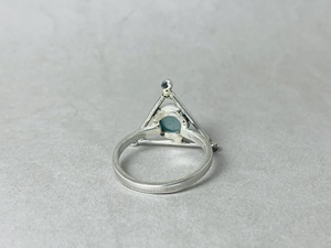 Nouvelle Collection 925 bague en argent Sterling calcédoine bleue naturelle pierre précieuse mignon Simple Design classique promesse en gros doigts - Product Image 5