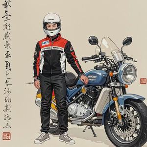 Nuevo Traje de Motociclismo para Hombre, Ropa de Invierno Impermeable para Motocicleta, Chaqueta de Carreras de Motocross Anticaídas con Protección - Product Image 6