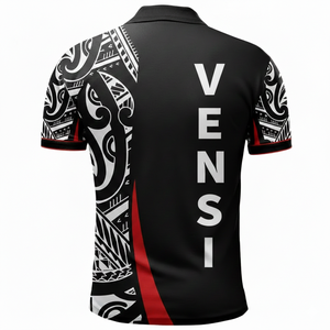 Camisa Casual Oversize para Hombre, de Verano, Manga Corta, Cuello Mao, Estampada, Tejido de Punto de 180 Gramos, Diseño Transpirable Lavado - Product Image 6