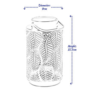 Hot Sale 2023 Metal <b>Lanterns</b> Black Colour with Leaf Cutout Design <b>Large</b> Decorative <b>Lantern</b> for Wedding Christmas Light Festival - Product Image 2