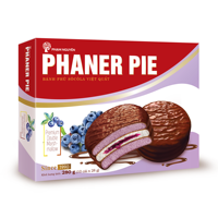 Biscuits marron sucrés enrobés de chocolat et de sucre aux myrtilles, garniture moelleuse de guimauves, en vrac, boîte de 0,28 kg, sac OEM, 8 boîtes/carton