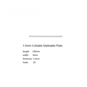 ชุดแผ่นกระดูกสำหรับการสร้างใหม่แบบตัดได้สำหรับสัตวแพทย์ชุดเครื่องมือพาวเวอร์ซอร์สคลาสที่ได้รับการรับรองจาก CE - Product Image 5