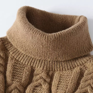 Vente en gros de pulls tricotés à la main personnalisés respirants à manches longues pour l'hiver pour hommes et femmes - Product Image 4