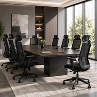 Chaise de bureau ergonomique à dossier haut en maille avec appui-tête réglable et soutien lombaire – Fournisseur pour espaces de travail