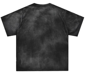 Camiseta de lavado ácido con estampado personalizado con logotipo de tu propia marca, camisetas Vintage de gran tamaño para hombre, camiseta de lavado de piedra para hombre de 240gsm - Product Image 1