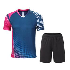 Usine En Gros Personnalisé À Séchage Rapide Blanc Unisexe Rouge Badminton Chemises Et Bas Respirant Premium Qualité Sublimation Tissu - Product Image 3