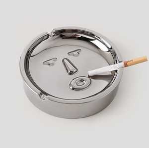 Cendrier en marbre rond de luxe personnalisé avec motif carré Logo personnalisé Poche à cigares en forme de visage-Cendrier personnalisé pour usage domestique - Product Image 5