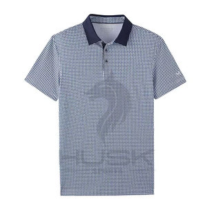 Outstanding Air Dry Summer Perform Golf Shirts Hombres Cómodo Transpirable Poliéster Polo Hombres - Product Image 2