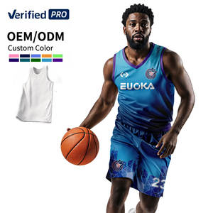 EUOKA set di uniformi della squadra di basket giovanile di ultima progettazione con stampa a sublimazione abbigliamento da basket - Product Image 1