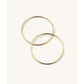 Oversized <b>Thin</b> <b>Hoops</b> with Trendy Religious Cute Style <b>Gold</b> Rose <b>Gold</b> White <b>Gold</b> Rhodium/Palladium Plated for Wedding Party Gift - Product Image 4