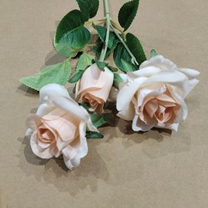 人工バラバラバラ造花バルクグリーン人工羽毛ローズZF091 - Product Image 2