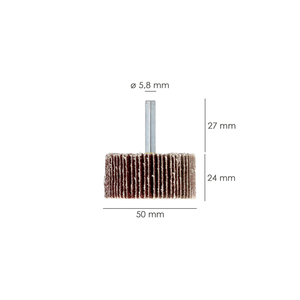 Disco Abrasivo Grana 120 Misura O/ 50 x 25 mm. - Product Image 2
