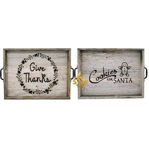 Bandeja de madera rectangular de alta calidad de diseño moderno, bandeja de madera maciza al por mayor, artículos ecológicos para el hogar y la cocina - Product Image 2