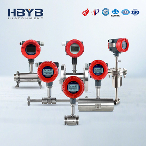 Fast Response Customizable LCD Display Pure Deionized Distilled Water 4-20mA <strong>Liquid</strong> <strong>Turbine</strong> Flow Meter - Product Image 1