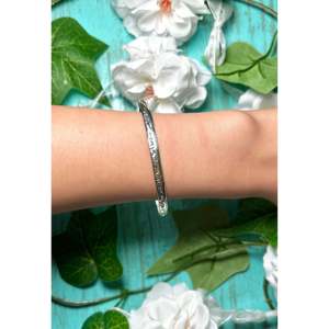 Navajo Handmade Sterling <b>Silver</b> Fine <b>Bangle</b> <b>Bracelet</b> - Product Image 4