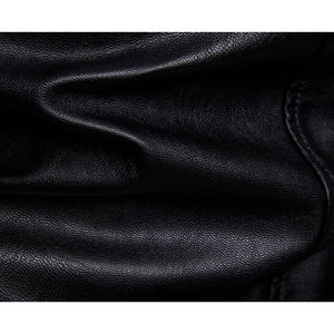 Chaqueta de Cuero para Hombre, Estilo Bomber, Vintage, con Cierre, Logotipo Bordado en Chenilla Personalizado, Fabricante de Cuero Sintético - Product Image 6