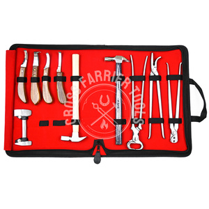 Professional Farrier Tools Kit with Hoof Knife, <b>Loop</b> with Easy Hook, Horse Hoof Trimming Clench Cutter, Nipper 2 Driving <b>Hammer</b> - Product Image 1