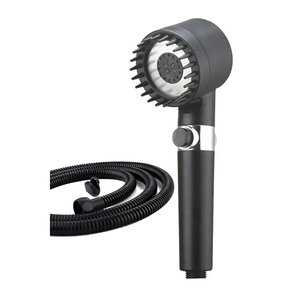 High Pressure 3-Function Massage Shower Head Set with Filter <b>Hose</b> and <b>Holder</b> - Product Image 3