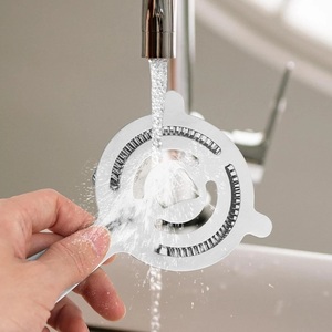 Colador de Cócteles Profesional de Acero Inoxidable con Resorte Fino, Mango Duradero, Control de Vertido Suave, Ideal para Bares - Product Image 2