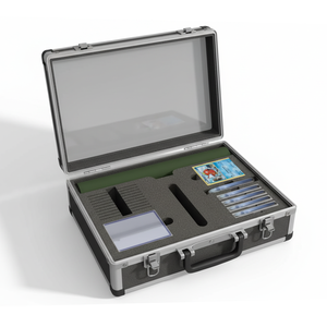 Caja de Herramientas Portátil de Alta Calidad, Estuche de Aluminio con Espuma DIY, Bisagras de Seguridad, Personalizable OEM y ODM para Almacenamiento de Herramientas con Tapa Transparente - Product Image 1