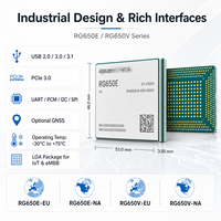 Módulo LGA RG650E-EU RG650E-NA RG650V-EU RG650V-NA 5G NSA SA Sub-6GHz para IoT, EMBB, Router y Gateway